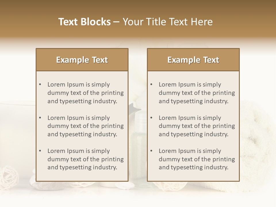 Spa Pink Spring PowerPoint Template