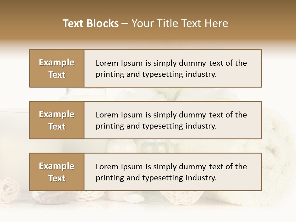 Spa Pink Spring PowerPoint Template