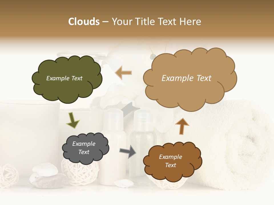 Spa Pink Spring PowerPoint Template