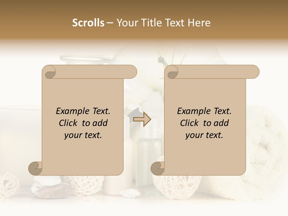 Spa Pink Spring PowerPoint Template