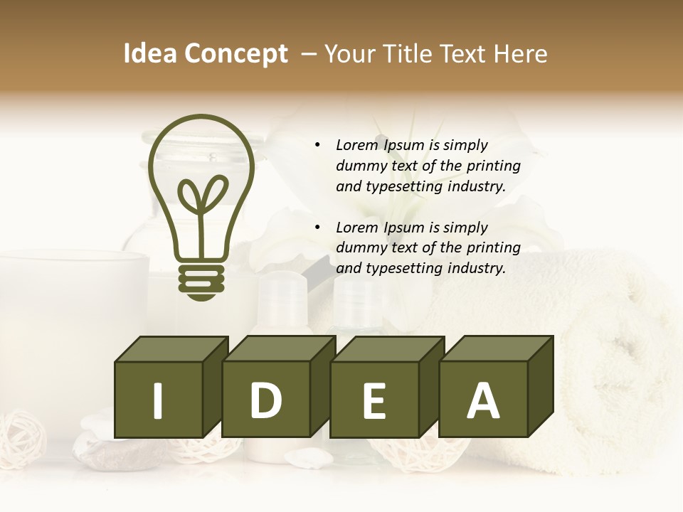 Spa Pink Spring PowerPoint Template