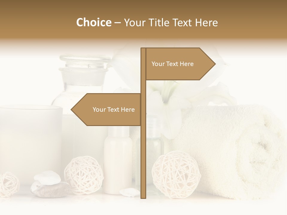 Spa Pink Spring PowerPoint Template