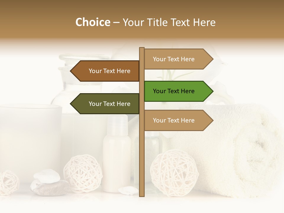 Spa Pink Spring PowerPoint Template