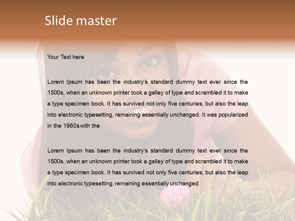 Leisure Sensual Shot PowerPoint Template