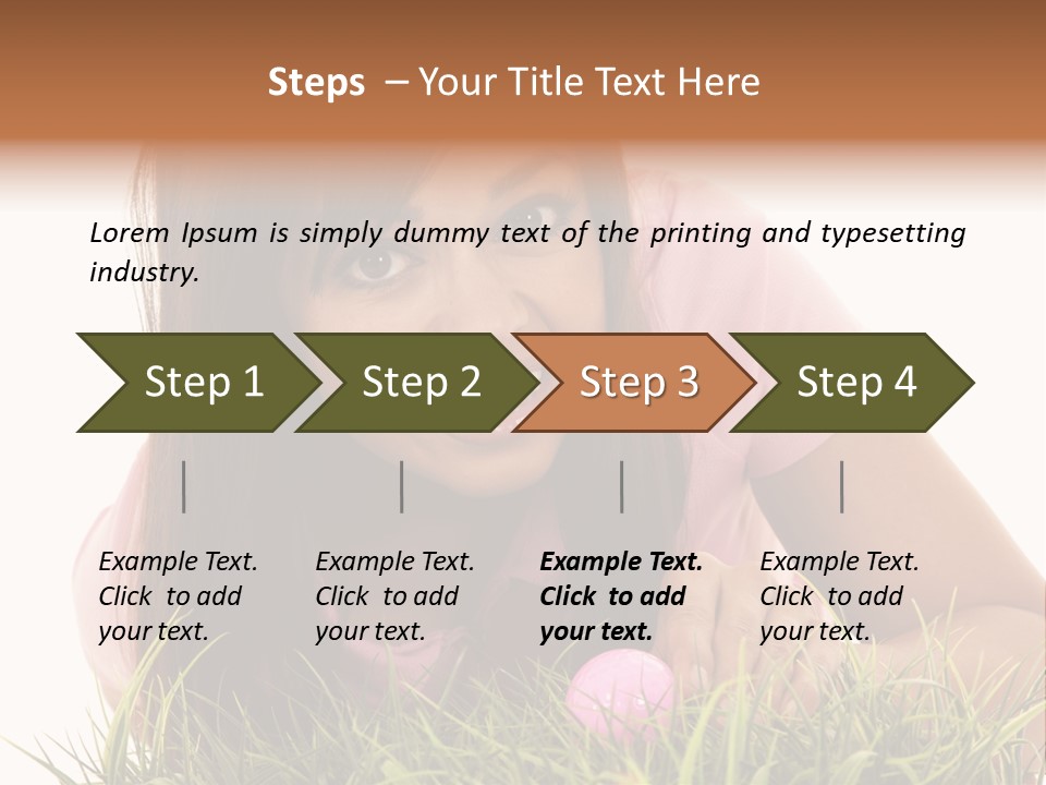 Leisure Sensual Shot PowerPoint Template