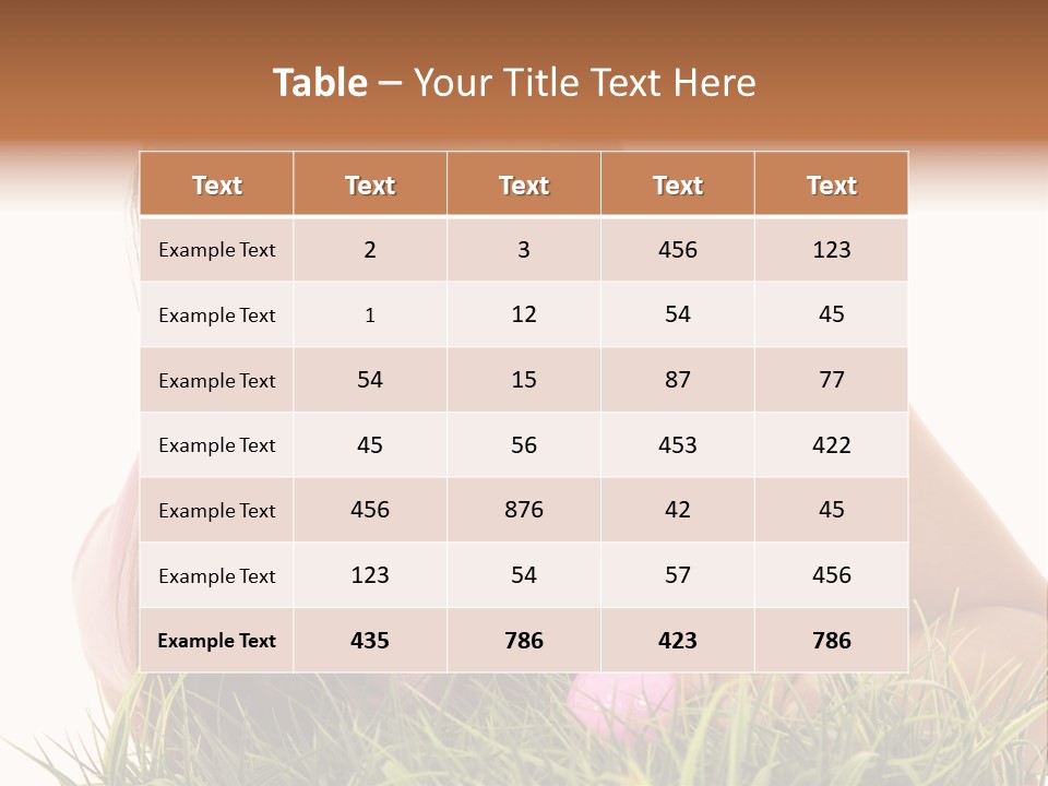 Leisure Sensual Shot PowerPoint Template