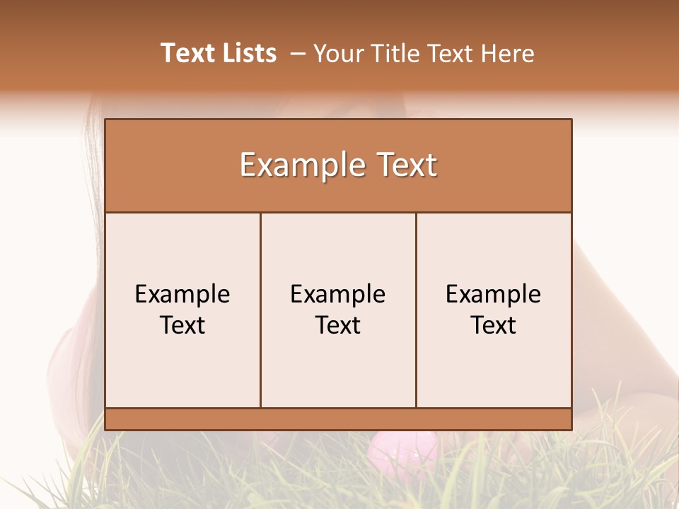 Leisure Sensual Shot PowerPoint Template