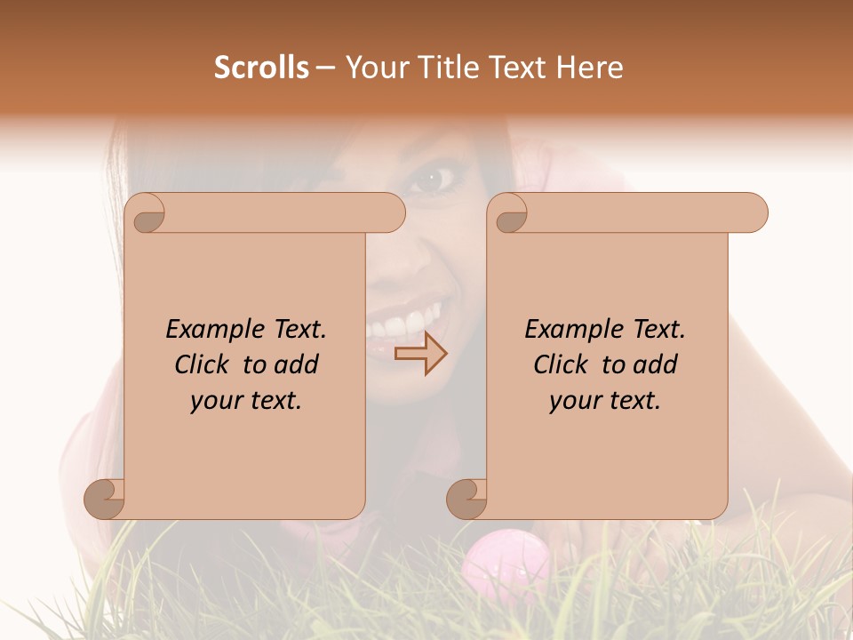 Leisure Sensual Shot PowerPoint Template
