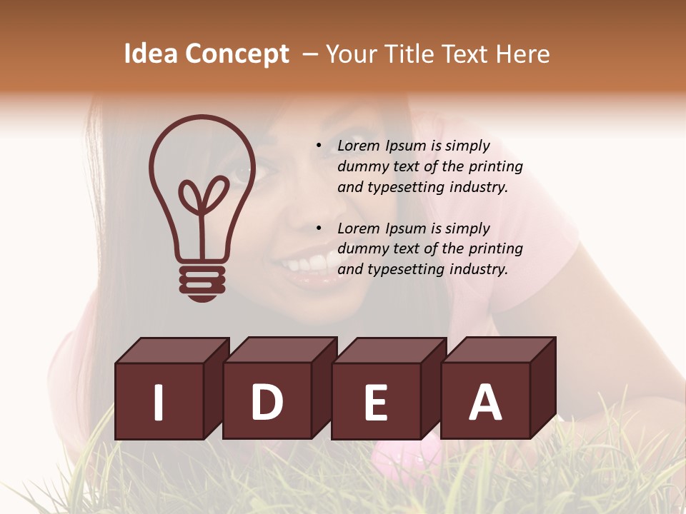 Leisure Sensual Shot PowerPoint Template