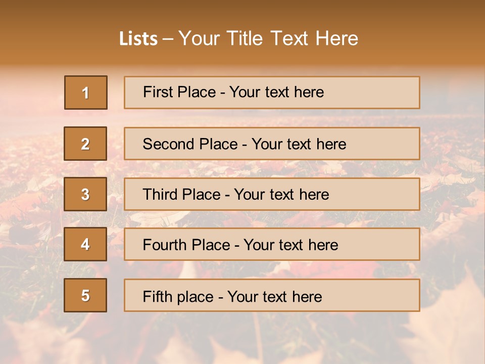 Season Copyspace Outside PowerPoint Template