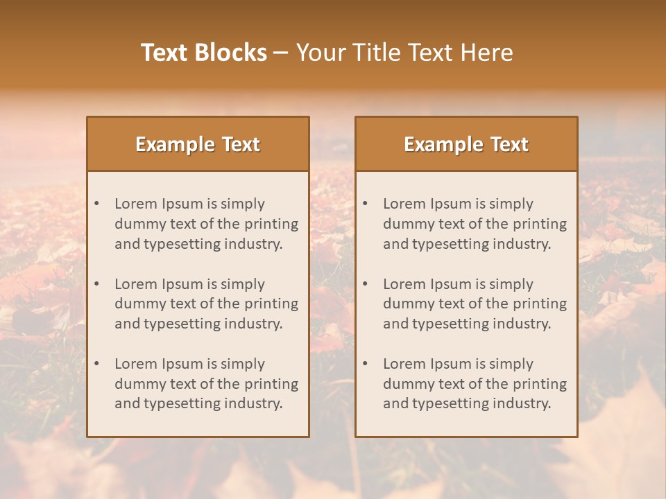 Season Copyspace Outside PowerPoint Template