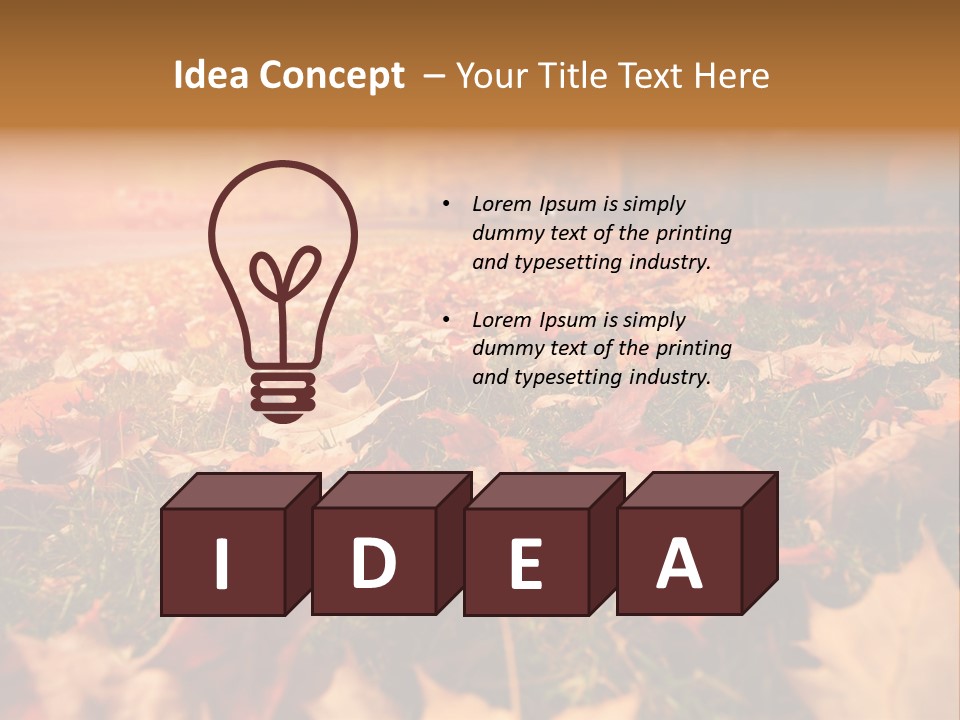 Season Copyspace Outside PowerPoint Template