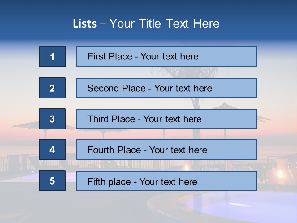 Italy Tropea Relaxation PowerPoint Template