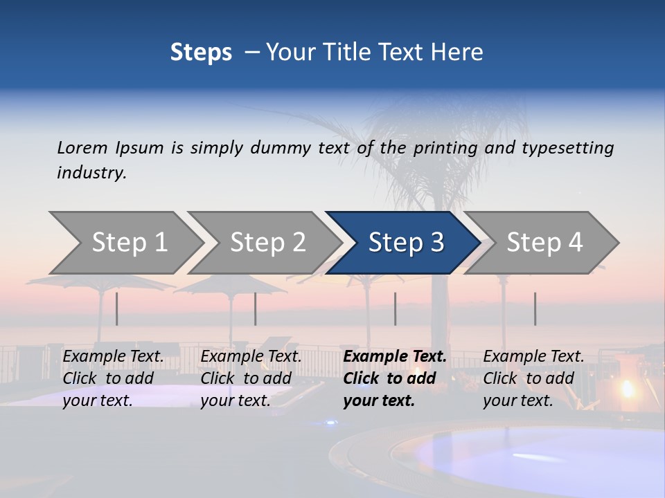 Italy Tropea Relaxation PowerPoint Template