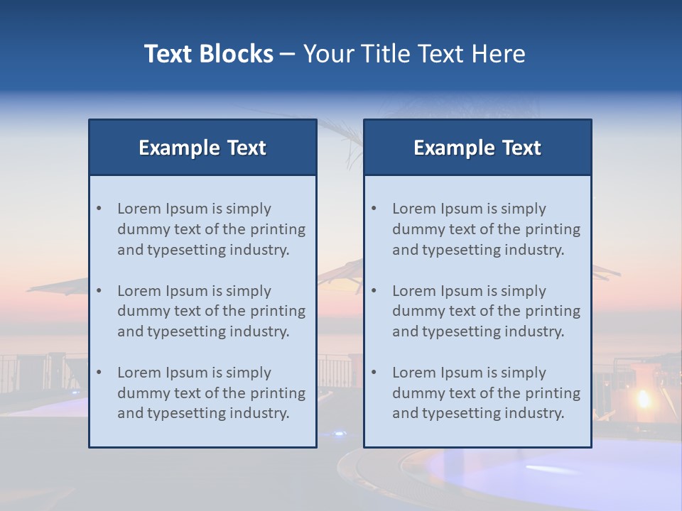Italy Tropea Relaxation PowerPoint Template