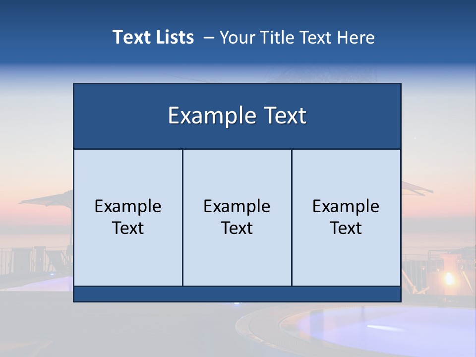 Italy Tropea Relaxation PowerPoint Template