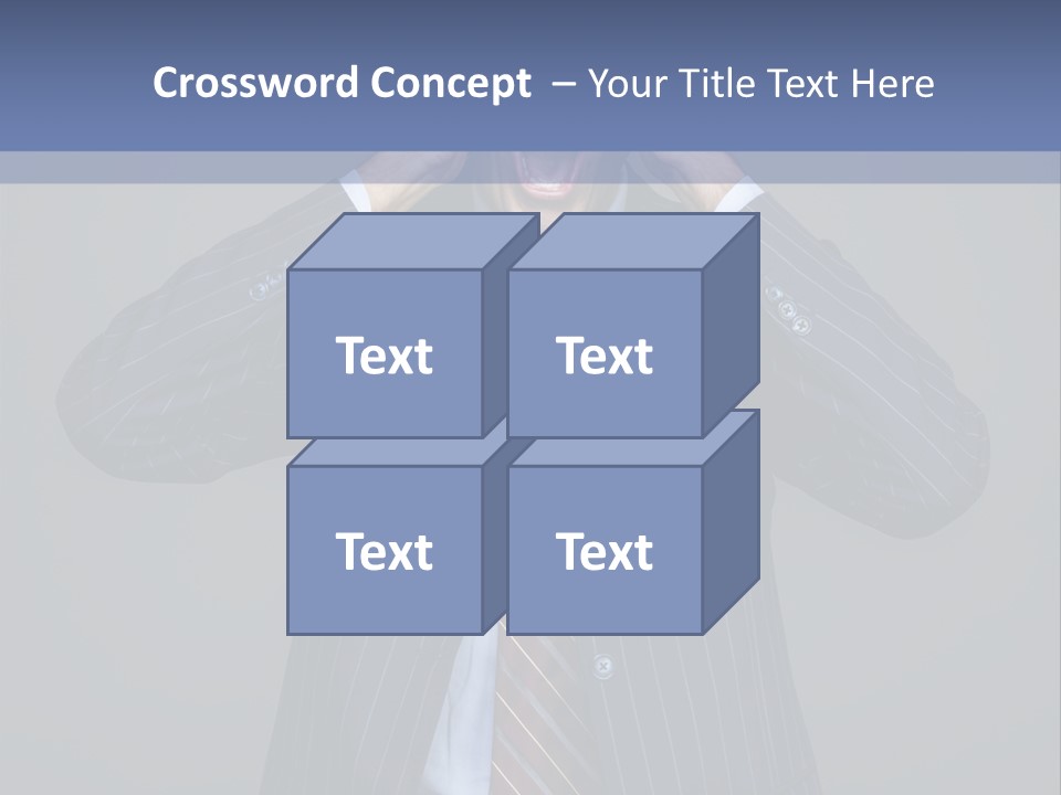 Screaming  Emotional Stress PowerPoint Template