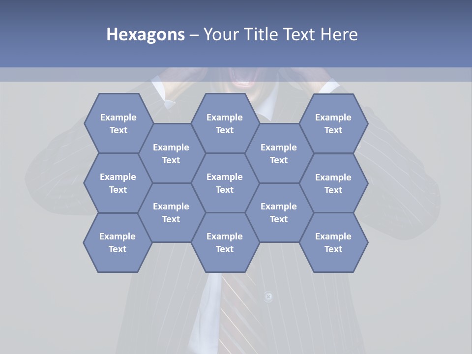 Screaming  Emotional Stress PowerPoint Template