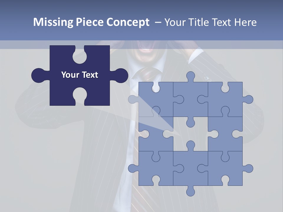 Screaming  Emotional Stress PowerPoint Template