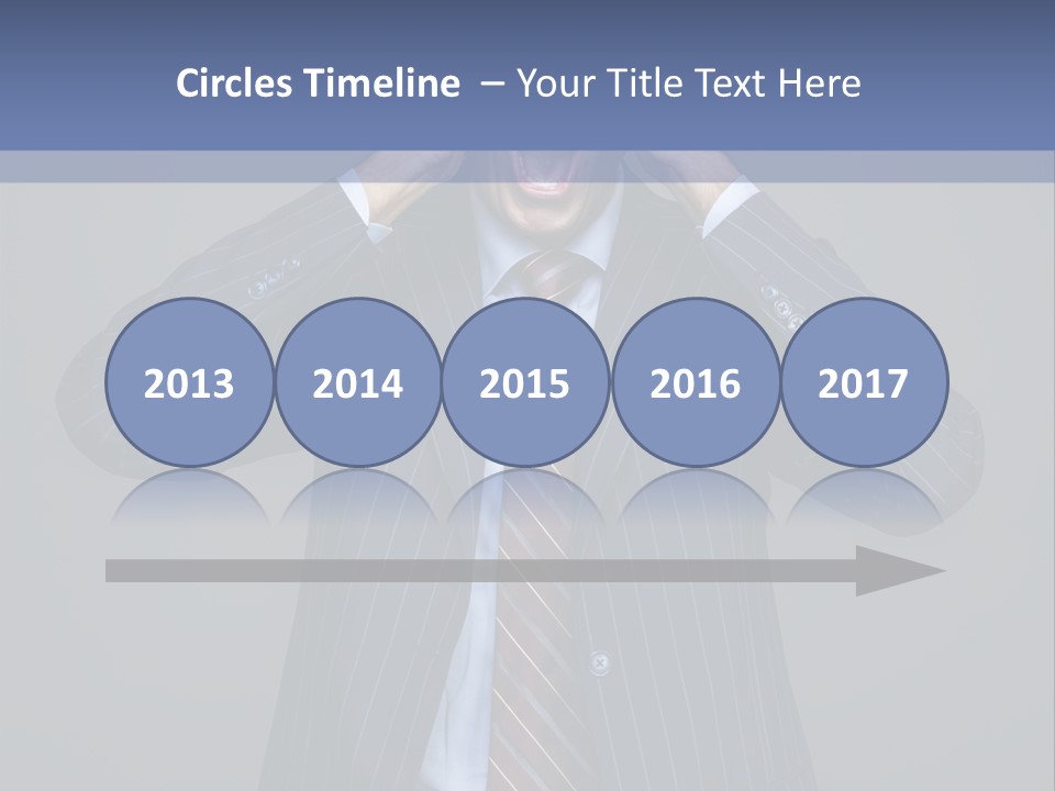 Screaming  Emotional Stress PowerPoint Template