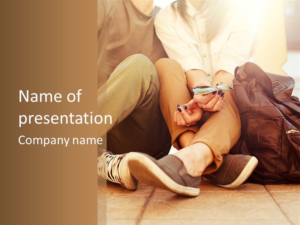 Casual Human Outdoor PowerPoint Template