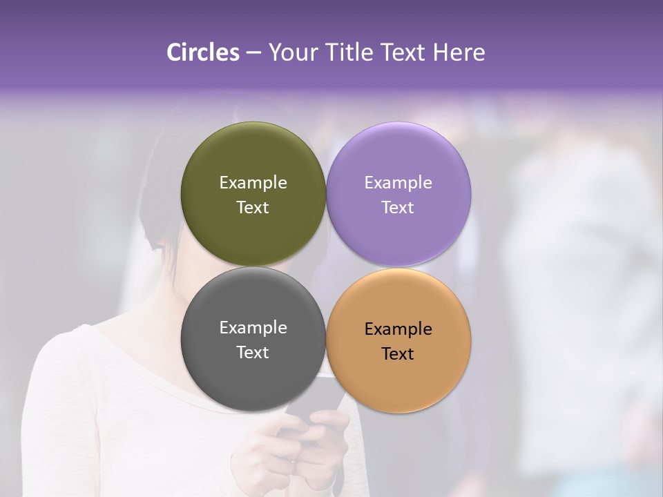 Teenage Harassment Caucasian PowerPoint Template