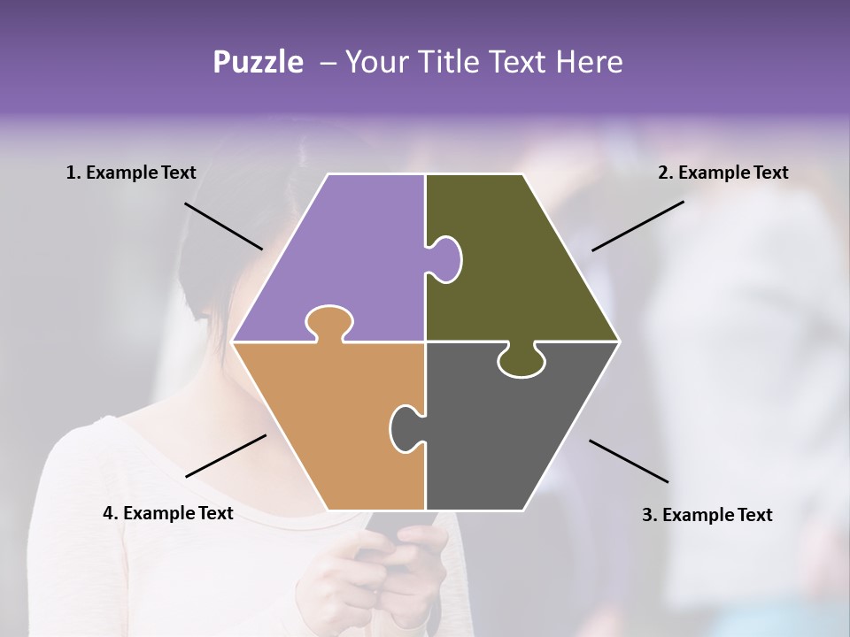 Teenage Harassment Caucasian PowerPoint Template