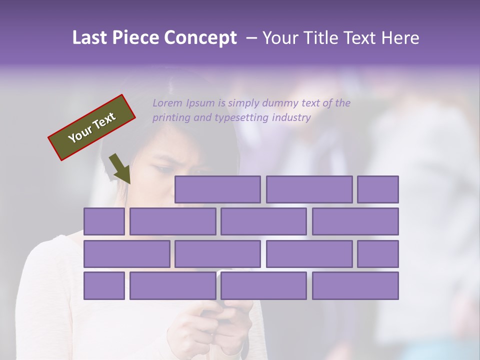 Teenage Harassment Caucasian PowerPoint Template