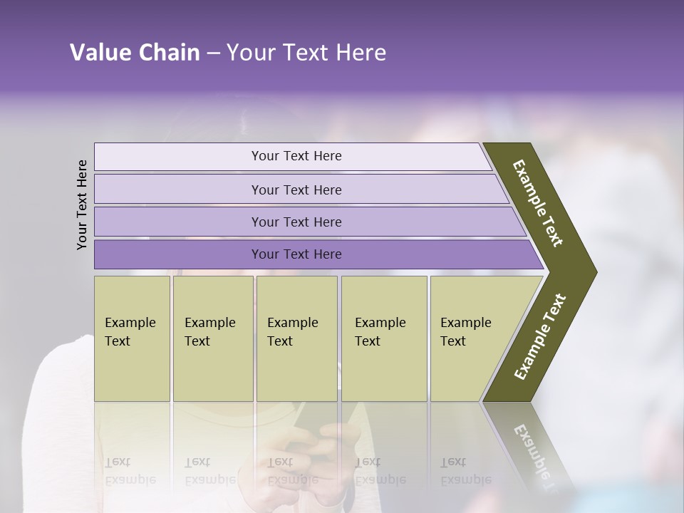 Teenage Harassment Caucasian PowerPoint Template