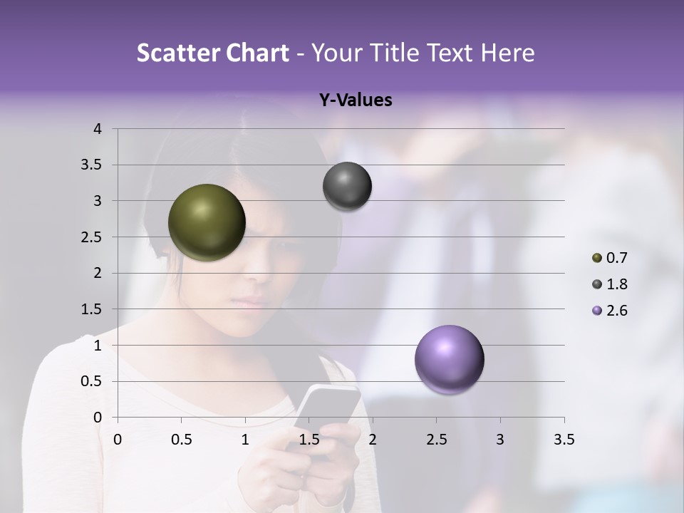 Teenage Harassment Caucasian PowerPoint Template