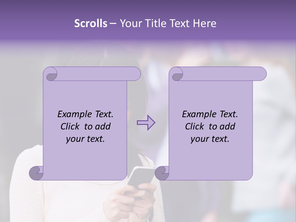 Teenage Harassment Caucasian PowerPoint Template