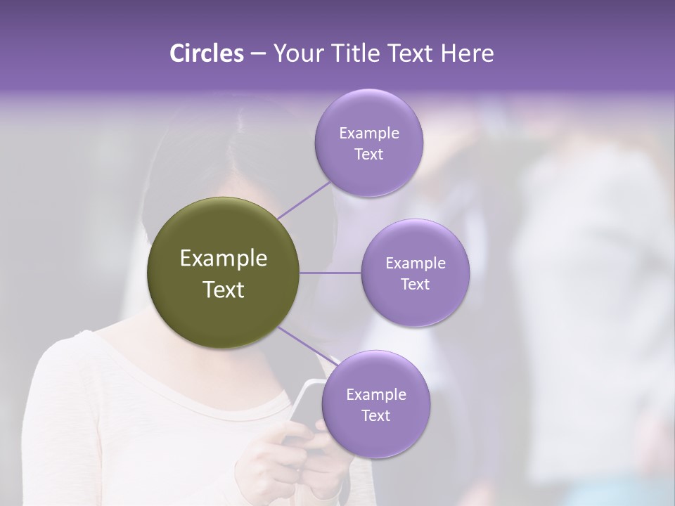 Teenage Harassment Caucasian PowerPoint Template