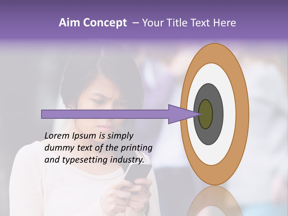 Teenage Harassment Caucasian PowerPoint Template