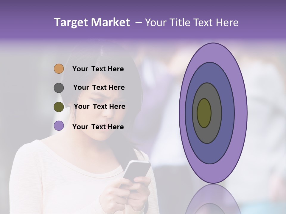 Teenage Harassment Caucasian PowerPoint Template