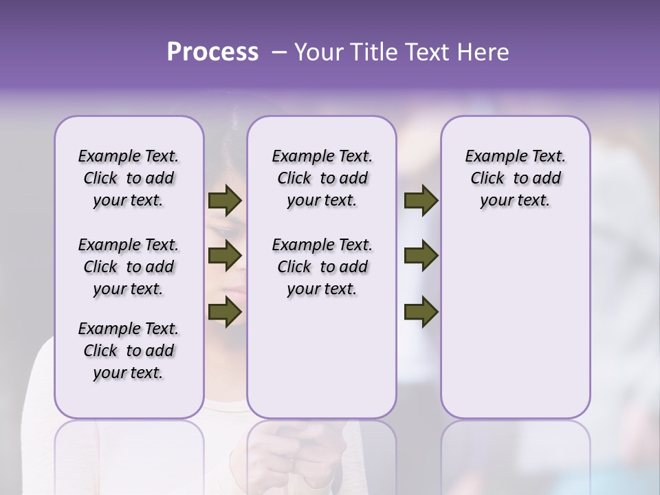 Teenage Harassment Caucasian PowerPoint Template