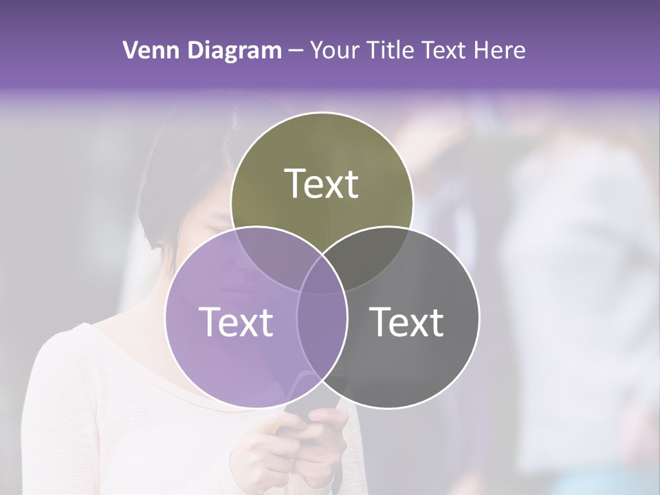 Teenage Harassment Caucasian PowerPoint Template