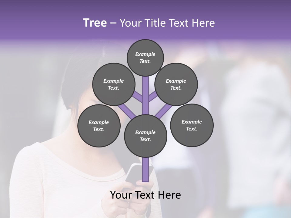 Teenage Harassment Caucasian PowerPoint Template