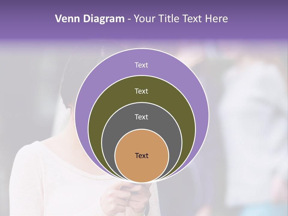 Teenage Harassment Caucasian PowerPoint Template