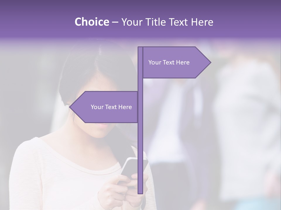 Teenage Harassment Caucasian PowerPoint Template