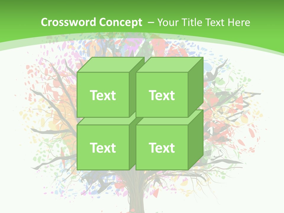 Environment Card Blank PowerPoint Template