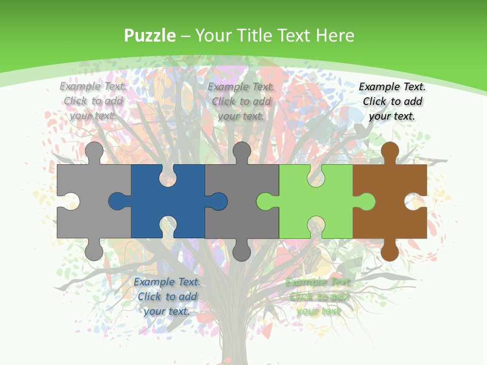 Environment Card Blank PowerPoint Template