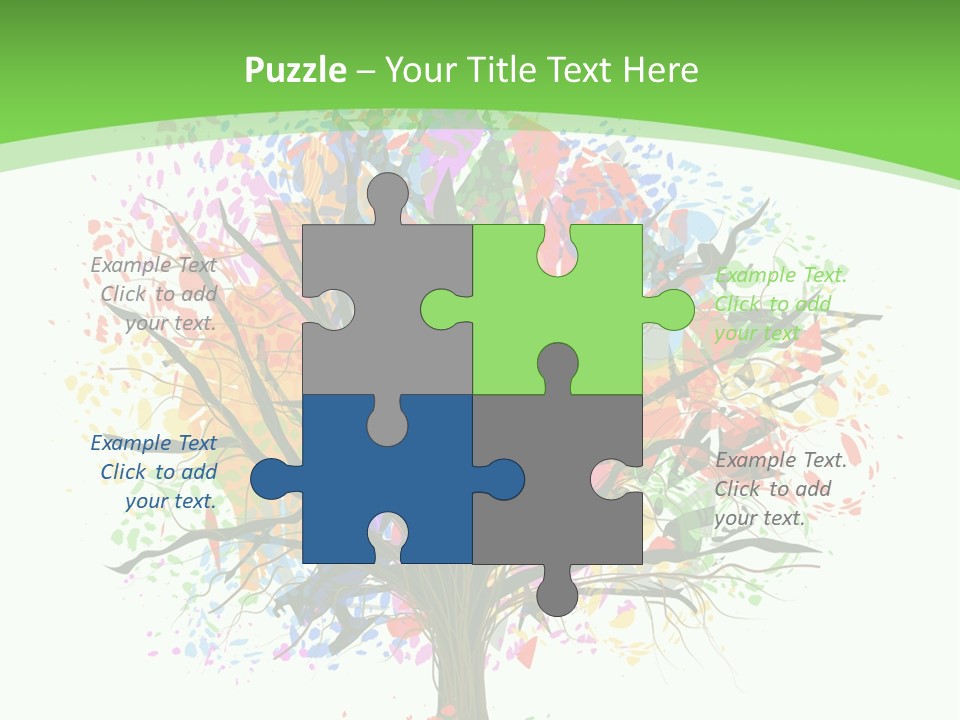 Environment Card Blank PowerPoint Template