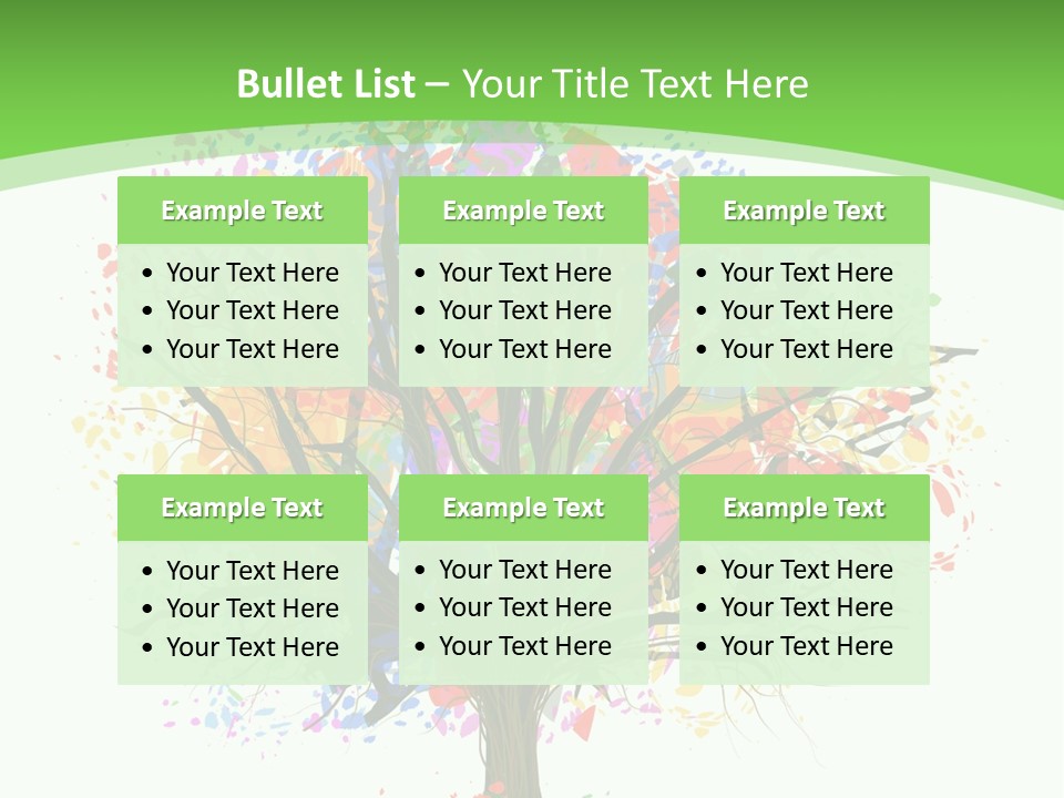 Environment Card Blank PowerPoint Template