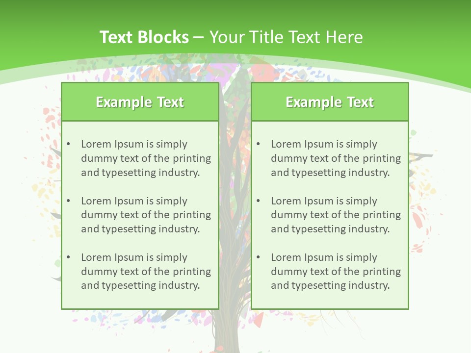 Environment Card Blank PowerPoint Template
