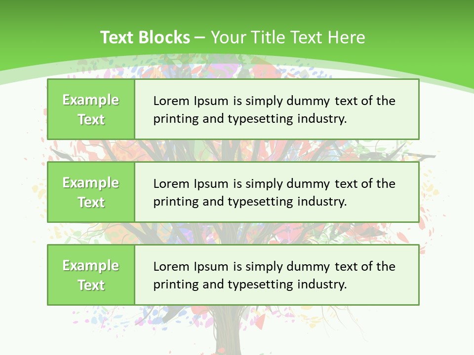 Environment Card Blank PowerPoint Template