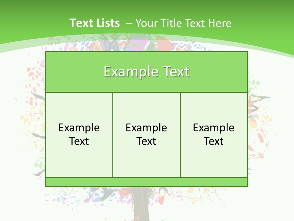 Environment Card Blank PowerPoint Template