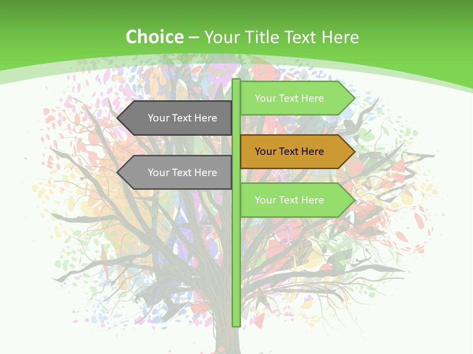 Environment Card Blank PowerPoint Template