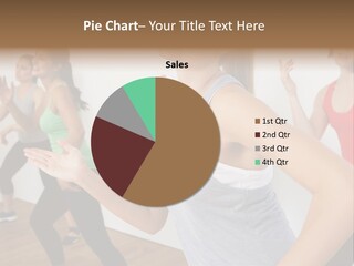 A Group Of Women In A Yoga Class PowerPoint Template