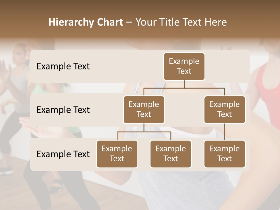 A Group Of Women In A Yoga Class PowerPoint Template