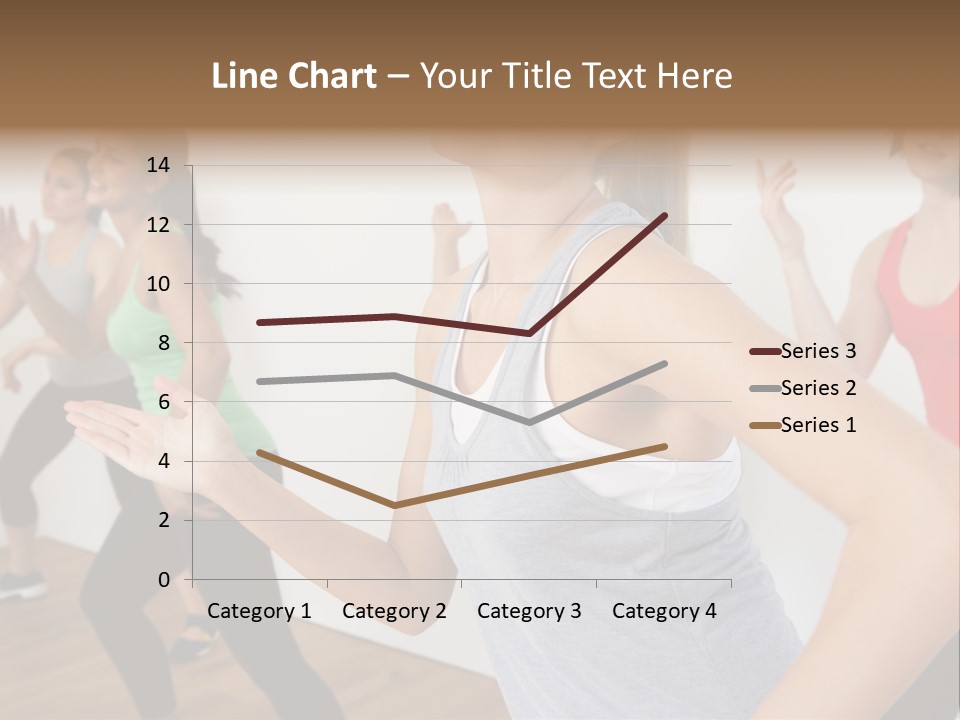 A Group Of Women In A Yoga Class PowerPoint Template